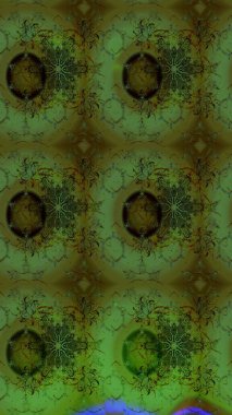 Yaz çiçekleri teması. Klasik çiçekler. Yeşil renkler. El çizimi, soyut ve süslü elementler. Suluboya resim taklit Raster illüstrasyonu.