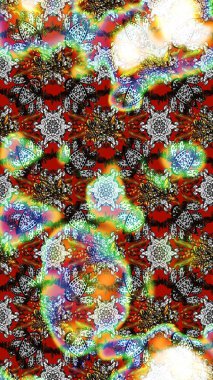 Gri ve nötr renklerde güzel bir tekstil. Suluboya çiçekli çiçek deseni. Raster illüstrasyonu.