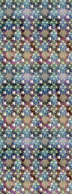 Çiçekli bahar çiçekleri. Motley illüstrasyonu. Küçük renkli çiçekler. Küçük çiçekte güzel bir desen. Moda baskıları için zarif bir şablon.