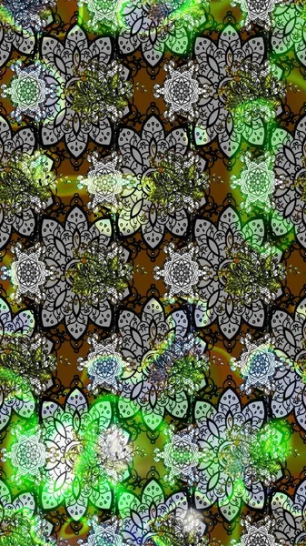 Modaya uygun kumaş deseni. Küçük çiçekteki sevimli çiçek deseni. Raster illüstrasyonu. Tony 'nin kumaş desenini çiz.