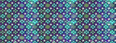 Düz Çiçek Elementleri Tasarımı. Raster illüstrasyonundaki çiçek desenli çizim. Süslü kumaş deseni. Renkli Bahar Teması çizim şablonu.