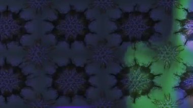 Renkli unsurlarla hareketli arka plan görüntüleri. Çiçekler. Eski model. Bayrak tarzı. Video kaydı. Şablon. Döngü. Kusursuz.. 