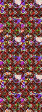 Küçük çiçekte güzel bir çiçek deseni var. Çiçekli çiçek deseni, suluboya. Raster deseni.