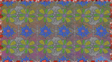 Gri renkli çiçekli kusursuz çiçek deseni. Suluboya tarzında gri renkte çiçekler.