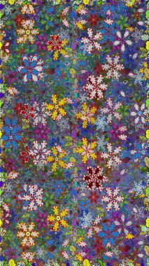 Kızılderili desenli desenli desenli şal deseni. Etnik Mandala süsü. Raster Henna dövme stili. Tekstil, tebrik kartı, boyama kitabı, telefon kılıfı baskısı için kullanılabilir.