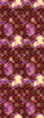 Küçük çiçekteki sevimli çiçek deseni. Kahverengi ve kırmızı renkte çiçekler.