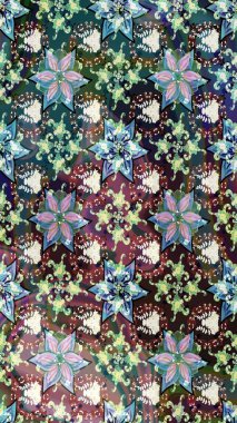 Tarafsız renklerde çiçekler. Çiçek desenli eskiz. Tişört baskısı için çiçek boyama rasteriName.