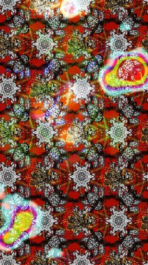 Gri renkli Asya tekstili. Suluboya çiçekli çiçek deseni. Raster illüstrasyonu.