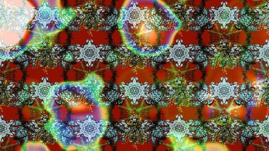 Raster deseni. Çiçekli çiçek deseni, suluboya. Süslü kumaş deseni.