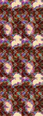 Güzel çiçek deseni. Bej ve kahverengi renkli çiçekler. Renkli Bahar Teması eskiz kalıbı. Düz Çiçek Elementleri Tasarımı.