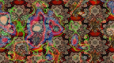 Raster kına dövme tarzı. Kullanılabilir Tekstil, tebrik kartı, boyama kitabı, telefon durumda yazdırma için. Hint çiçek desenli madalyon desen. Etnik Mandala süsleme.