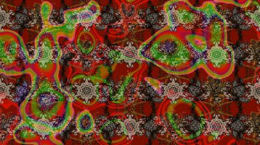 Raster güzel bir çiçek deseni çizmiş. Tatil havası. Bahar mevsimi. Nazik romantik baskı.