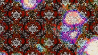 Nice pattern in the small flower. Nature. Floral background. -brown and gray flowers. Raster pattern. Floral collage. Flower composition.