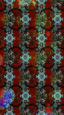 Yapraklı çizim şekli. Şirin, zarif çiçekler Raster illüstrasyonu. Poster ya da kapak için arka plan. Tekstil için figür. Davetiye ve kartpostal tasarımı için dekoratif çiçek unsurları.