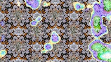 Çiçek desenli eskiz. Gömlek baskısı için çiçek boyası. Gri ve nötr renkte çiçekler.