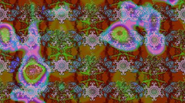 Modaya uygun kumaş deseni. Renkli Yaz Temalı eskiz kalıbı. Düz Çiçek Elementleri Tasarımı. Sevimli çiçek raster deseni.