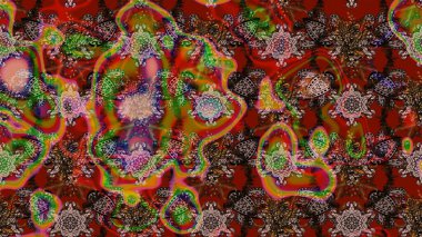 El çizimi Raster çizimi. Çizim çiçek deseni duvar kağıdı, web sitesi arka planı, ambalaj kağıdı, davetiye, broşür, afiş veya web sitesi için kullanılabilir. Karalama elementleri.