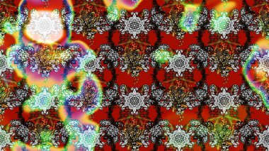 Raster suluboya çiçek deseni, narin çiçekler, gri ve kırmızı çiçekler, tebrik kartı şablonu. Raster Güzel kumaş deseni.