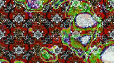 Çiçekli zambakların eskiz geçmişi. Parlak çiçekli kolaj çiçekleri kahverengi ve gri. Çiçek tasarımı için inanılmaz kolaj cennet tarzı..