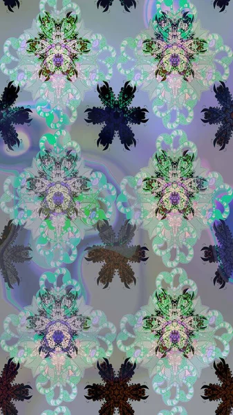 Of doodle elements. Hand drawn Raster illustration. Sketch flower pattern can be used for wallpaper, website background, wrapping paper, invitation, flyer, banner or website.