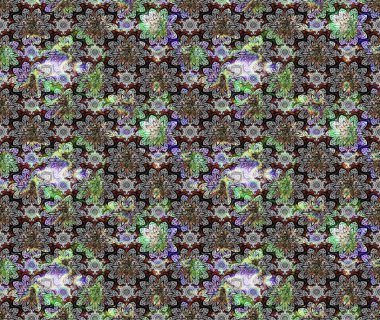 Raster - stok. Eskiz arkaplan modeli. Yapraklı çiçekler ve kır çiçekli papatya çayı..