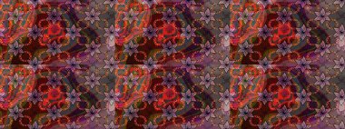 Küçük çiçekte güzel bir desen. Moda baskıları için zarif bir şablon. Çiçekli bahar çiçekleri. Motley illüstrasyonu. Küçük renkli çiçekler. Çizim.