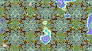 Çiçekli çiçek deseni, suluboya. Raster deseni. Süslü kumaş deseni.