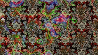 Raster suluboya çiçek deseni, narin çiçekler, gri ve kahverengi çiçekler, tebrik kartı şablonu. Güzel kumaş deseni.