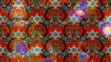 Zarif, parlak ve eskiz kahverengi ve kırmızı çiçek desenli tasarım. Sabıka baskıları, bebek kıyafetleri, duvar kâğıtları, paket kutuları vb..