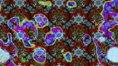 Karalama çiçekleri çizim kalıbı. Raster deseni. Sanat, esinlenerek ve kahverengi tarzda çiçekler bırakır. Mavi ve kahverengi el çizimi desen.