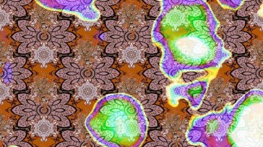 Tarafsız ve kahverengi renkte çiçeklerle çizilmiş çiçek deseni. Suluboya tarzında tarafsız ve kahverengi renkte çiçekler.