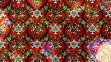 Flower eskiz arka planı. Raster illüstrasyonu. Çiçek deseni. Şatafatlı bahar bahçesi dokusu.