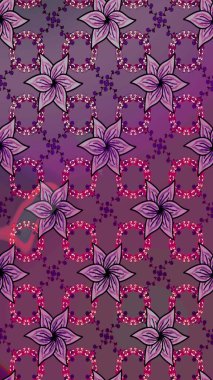 Yumuşak, bahar çiçekli arka plan. Mor ve kahverengi renkte çiçekler. Raster çiçek desenli ve çiçekli..