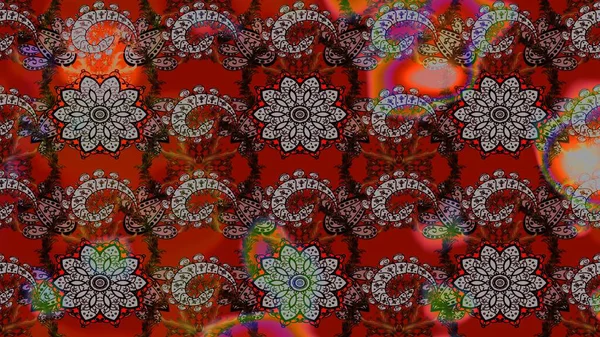 Raster illüstrasyonu. Hoş bir çiçek geçmişi var. Güzel kumaş deseni. Küçük çiçekte çizim deseni.