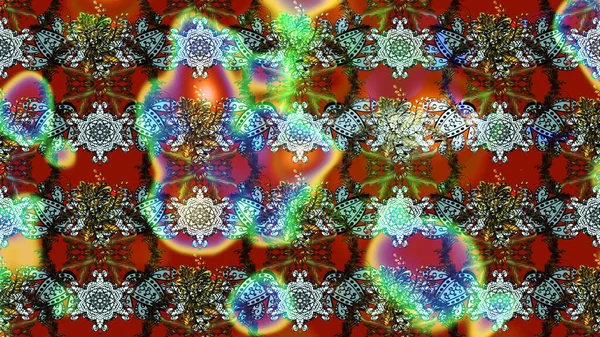 Nazikçe, güzel çiçek arkaplanı. Kahverengi ve yeşil renkli çiçekler. Raster çiçek desenli ve çiçekli..