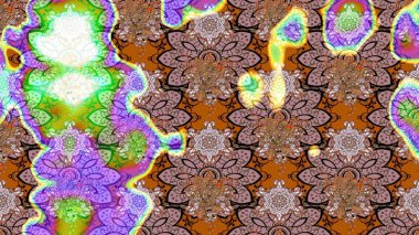 Sketch. Flowers on neutral and brown colors. Cute floral elements. Raster illustration.