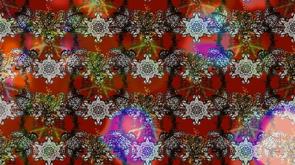 Raster cute pattern in small flower. Sketch. Summer floral background with flowers. The elegant the template for fashion prints. Small colorful flowers. Motley illustration.