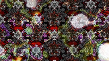 Çiçekler suluboya tarzında gri ve siyah renkte. Raster illüstrasyonunda çiçek deseni çizimi.