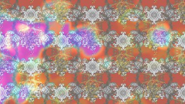 Raster çiçek desenli çiçek deseni, yapraklar, dekoratif elementler, sıçrama, lekeler, el çizimi kontur çizgileri ve Doodle çizim stili, grafik raster çizim çizimi.