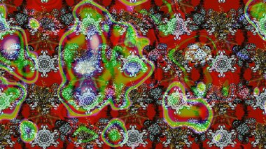 Flat Flower Elements Design. In asian textile style. Beautiful fabric pattern. Colour Spring Theme sketch pattern Background. Sketch flowers pattern. Raster illustration.