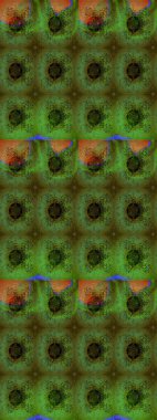 Bahar çiçekleriyle güzel bir çiçek deseni çizmişsin. Raster illüstrasyonu. Güzel kumaş deseni.