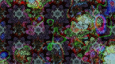 Düz Çiçek Elementleri Tasarımı. Renkli Bahar Teması eskiz kalıbı. Siyah ve gri renkli çiçekler. Çiçek desenli eskiz, yaz çiçekleri..