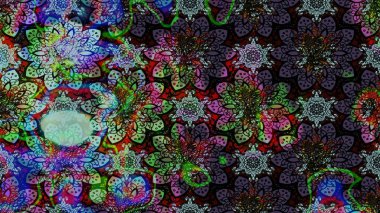 Raster deseni. Botanik çizim kalıbı. Suluboya etkisi. Organik elementler.