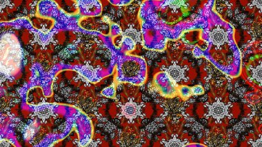 Raster deseni. Çiçek kolajı. Küçük çiçekte güzel bir desen var. Çiçek arkaplan. Çiçek kompozisyonu. - Gri ve kahverengi çiçekler. Doğa.