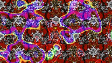 Elle çizilmiş sonbahar çiçeği deseni. Renkli gri ve kırmızı çizim kalıpları. Tekstil ve kapak tasarımı için mükemmel. Gri ve kırmızı renkte çiçekler. Doodle tarzı.