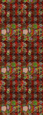 Hoş bir çiçek geçmişi var. Güzel kumaş deseni. Raster illüstrasyonu. Küçük çiçekte çizim deseni.