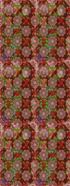 Kumaş, tekstil, duvar kağıdı baskısı için. Tomurcukları çiçek olan sevimli bir çiçek deseni. Raster. Kusursuz bir geçmişi var. Eski usul. Raster illüstrasyonu.