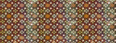 Çiçekli zambakların eskiz geçmişi. Parlak çiçekli kolaj çiçekleri kahverengi ve bej rengi. Çiçek tasarımı için inanılmaz kolaj cennet tarzı..