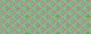 El çizimi. Güzel kumaş deseni. Raster illüstrasyonu. Çiçekler, dallar, otlar ve çiçekler.