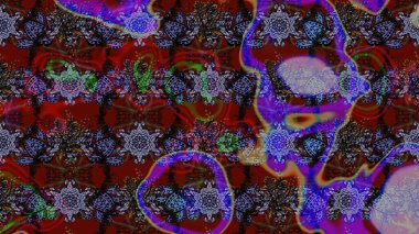 Raster illüstrasyonu. Küçük çaplı çiçeklerdeki basit şirin desenler. Tekstil veya kitap kapakları, imalat, duvar kağıtları, baskı, hediye paketi ve yapıştırma kitabı için çiçek eskiz geçmişi.